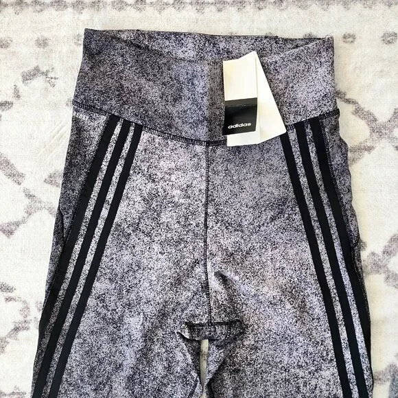 Adidas | NWT Feel Brilliant High Rise Gray Leggings - Picture 3 of 14